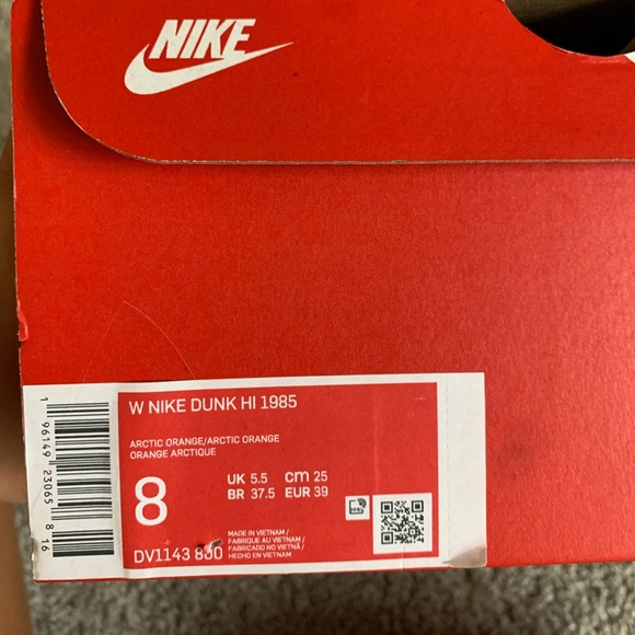 Nike article orange, Nike dunk highs - Picture 2 of 7